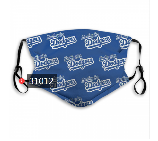 2020 Los Angeles Dodgers Dust mask with filter 69->mlb dust mask->Sports Accessory